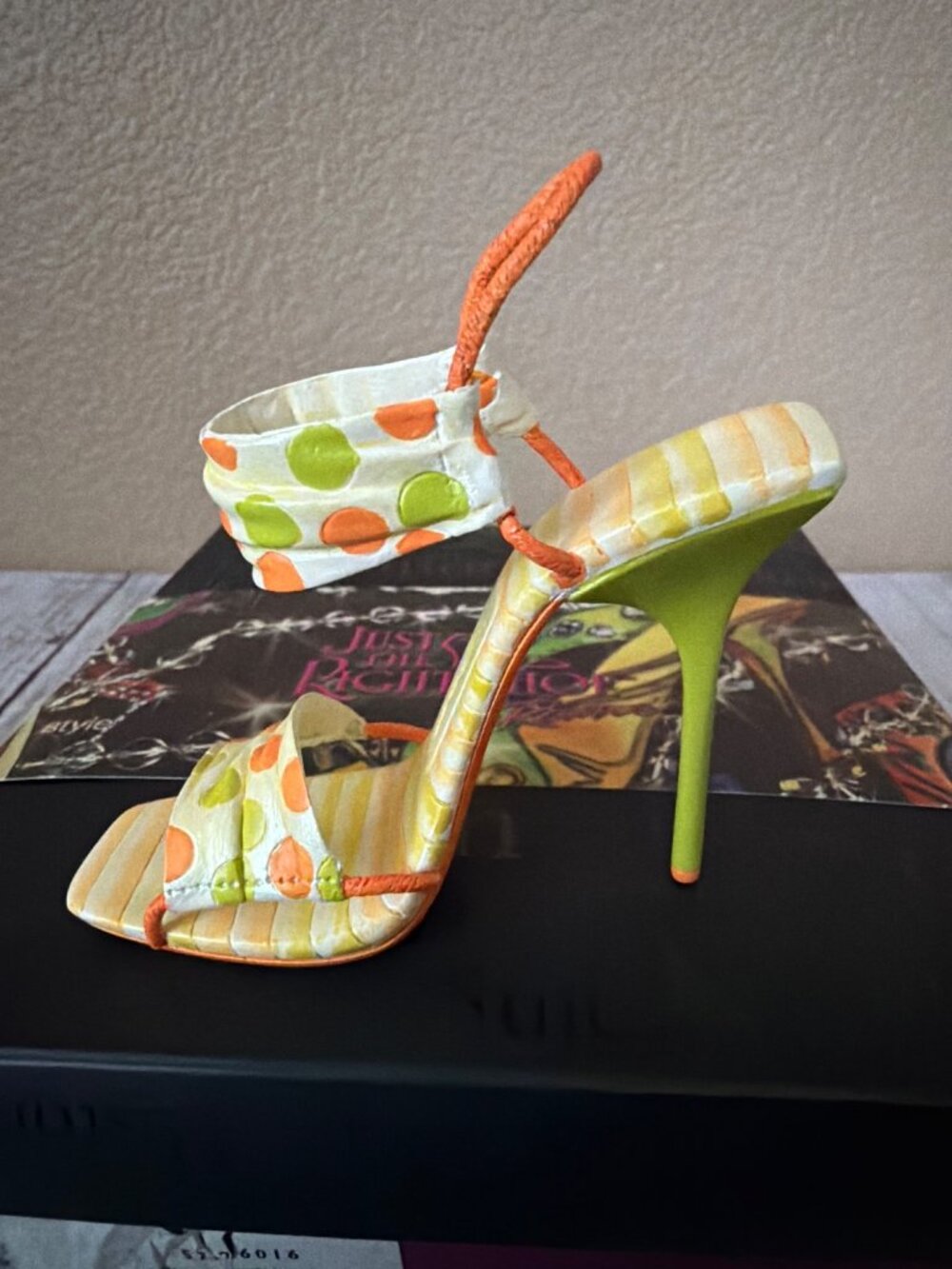 2006 Just the Right Shoe Raine "Miami" Mini Shoe Figurine NEW w/Box & COA #26016 - Picture 8 of 11